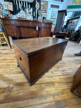 Antique 19th-Century Wooden Chest – Timeless Storage and Craftsmanship