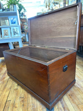 Antique 19th-Century Wooden Chest – Timeless Storage and Craftsmanship