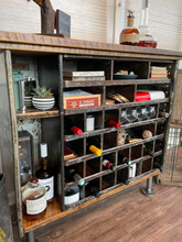 Industrial Wine Rack and buffet