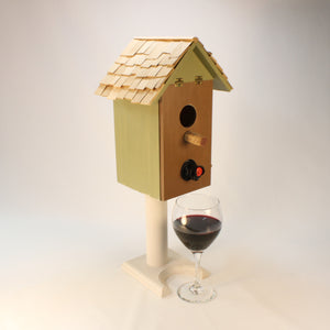 Boxed Wine Birdhouse