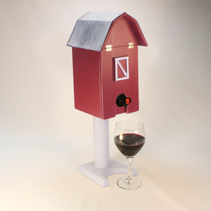Boxed Wine Barn Birdhouse